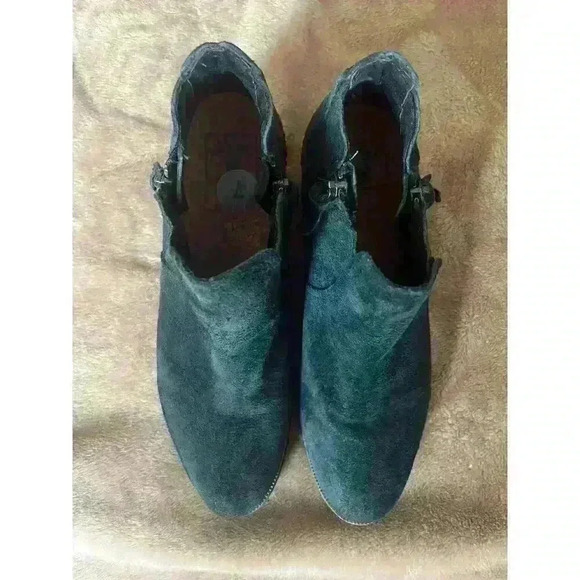 Reef Blue Suede Booties Women’s Size 7/EU 37.5 - Picture 5 of 8